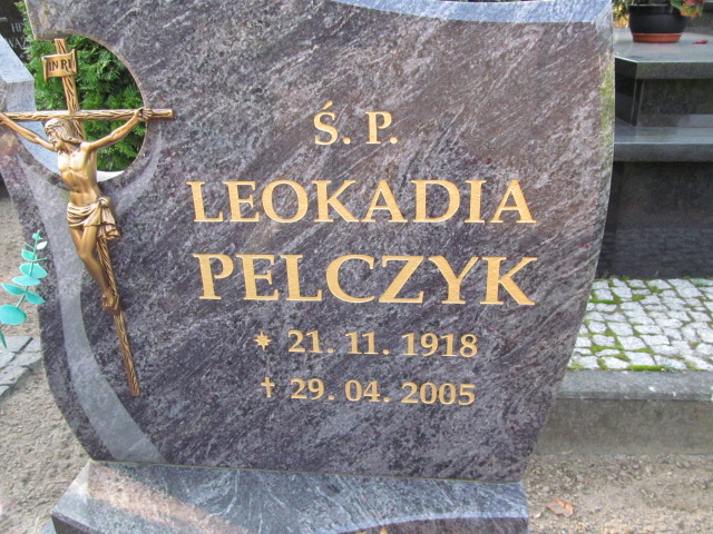 Leokadia Pelczyk 1918 Czerlejno - Grobonet - Wyszukiwarka osób pochowanych